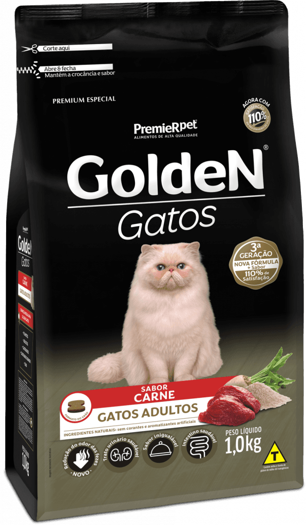 Golden Gatos Adultos Carne 10kg