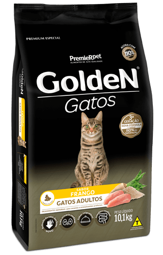 Golden Gatos Adultos Frango 10kg