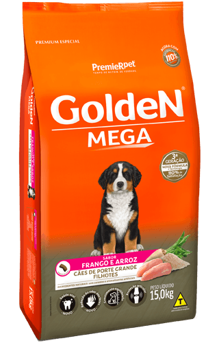 Golden Mega Filhotes Raças Grandes Frango 15kg