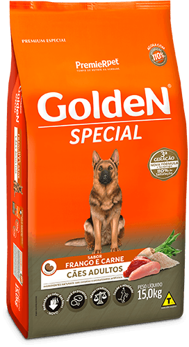 Golden Special Adultos Frango e Carne 20kg