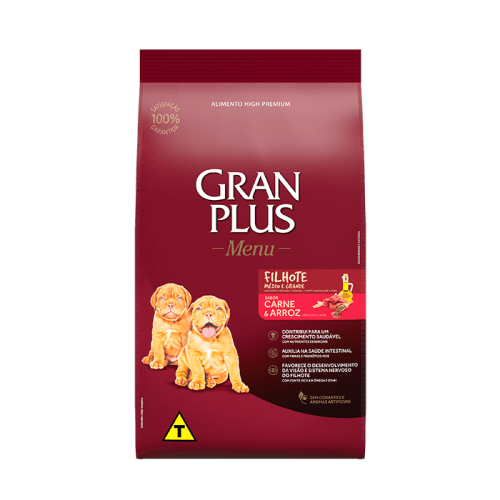 GranPlus Menu Filhotes Carne 15kg