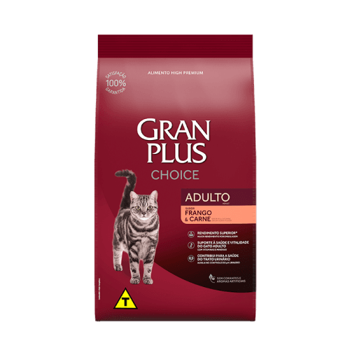 GranPlus Choice Gatos Adultos Frango e Carne 10kg