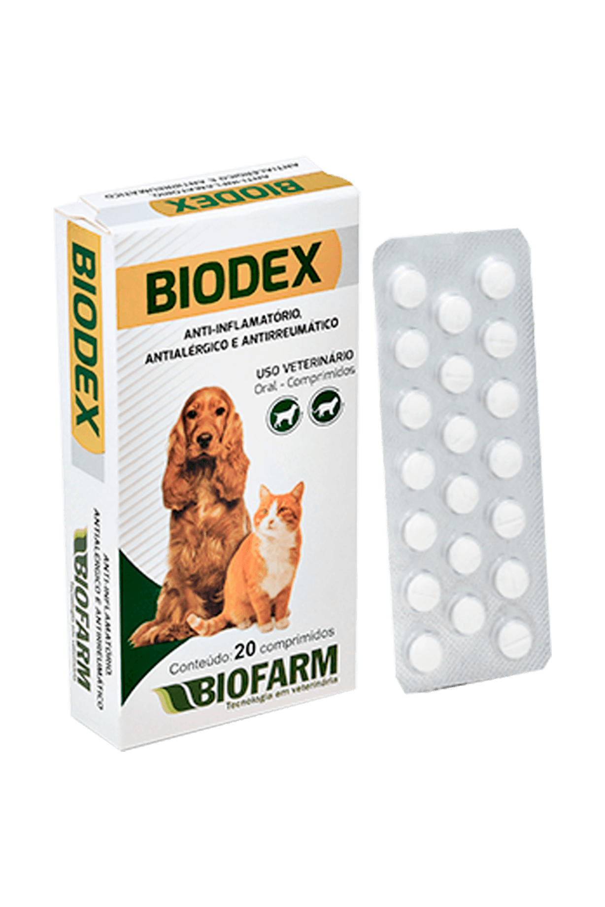 Biodex Anti-inflamatório Biofarm 20Cp