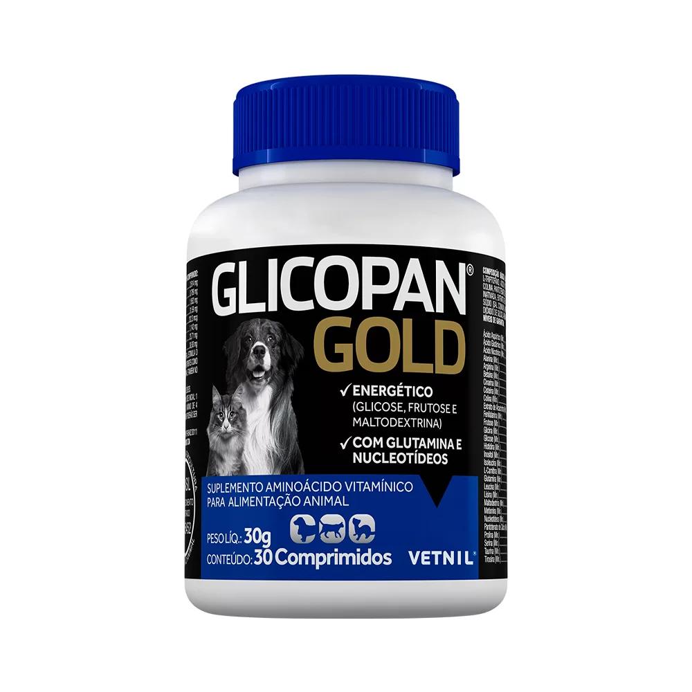 Suplemento Glicopan Gold Pet 30Cp