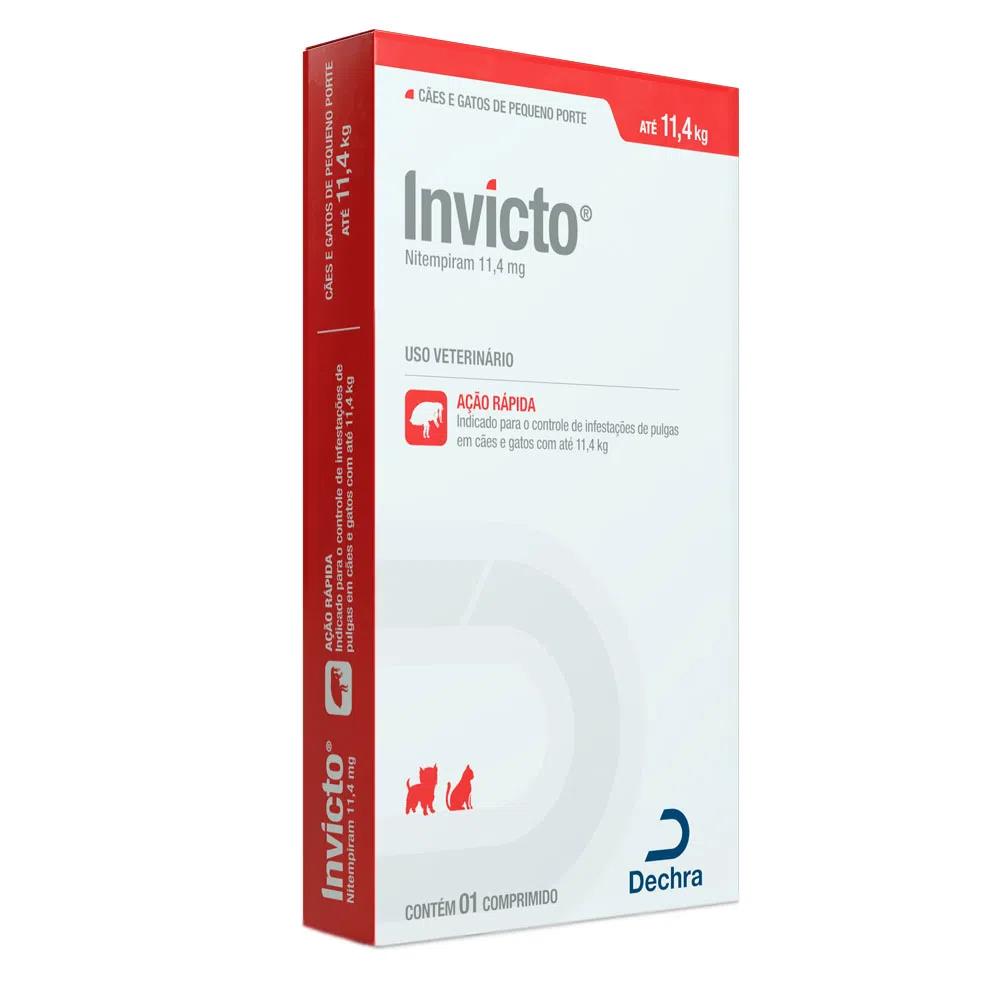 Antipulgas Invicto Cães e Gatos até 11,4 kg Dechra 1Cp