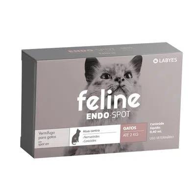 Vermífugo Feline Endospot até 2 kg pipeta de 0,4 ml