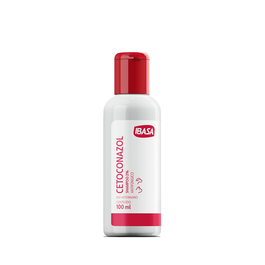 Cetoconazol Shampoo Ibasa para Cães e Gatos 100 ml