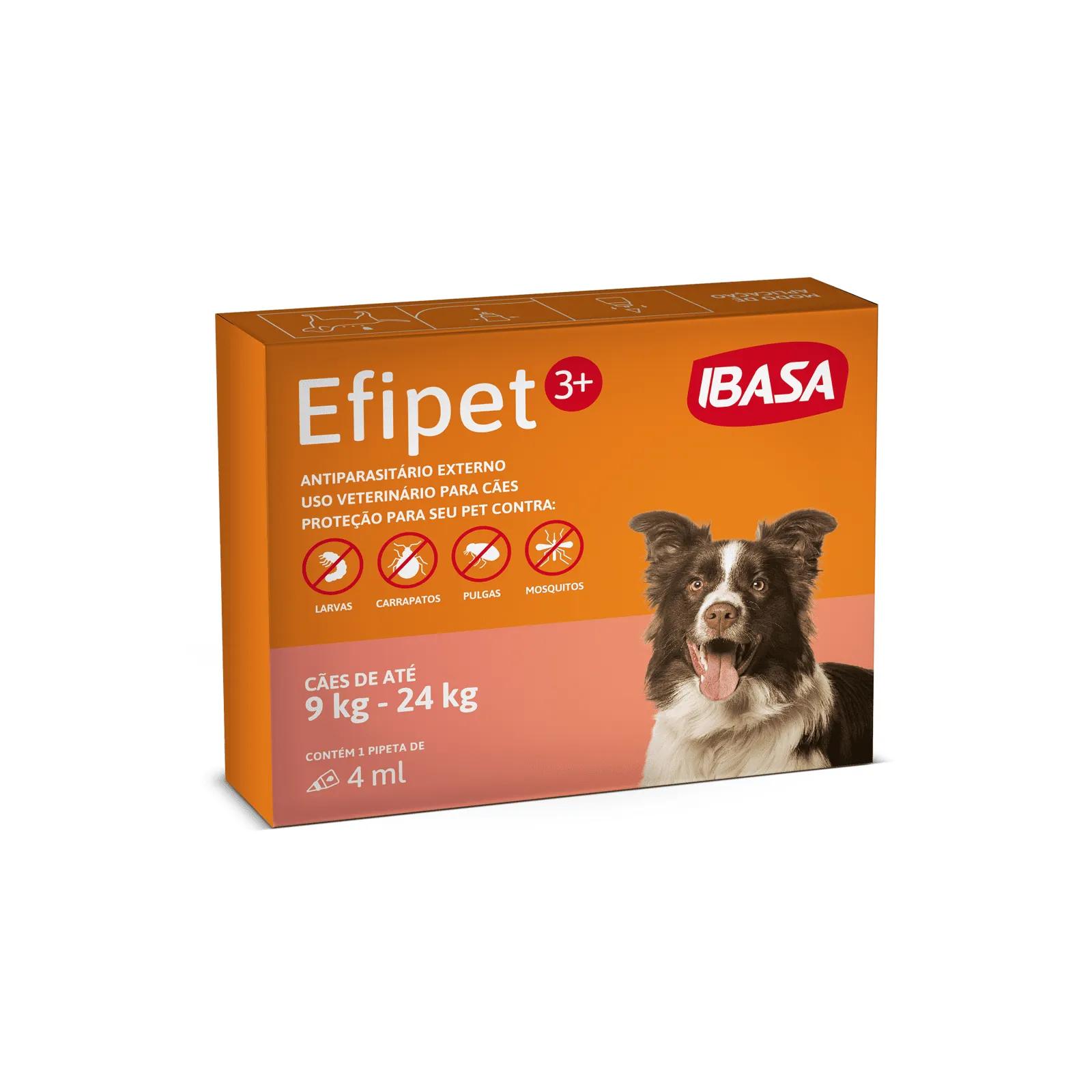 Antiparasitário Externo Efipet Cães de 9 á 24Kg