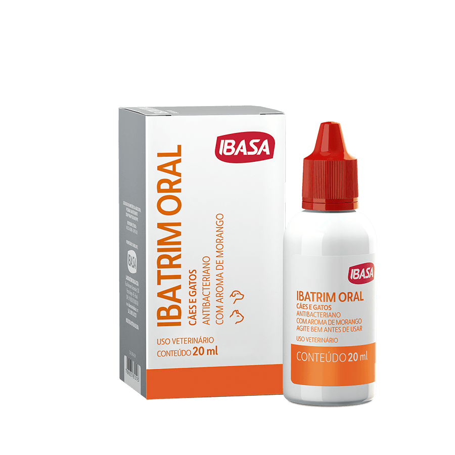 Antibacteriano Ibatrim Cães e Gatos Ibasa 20ml