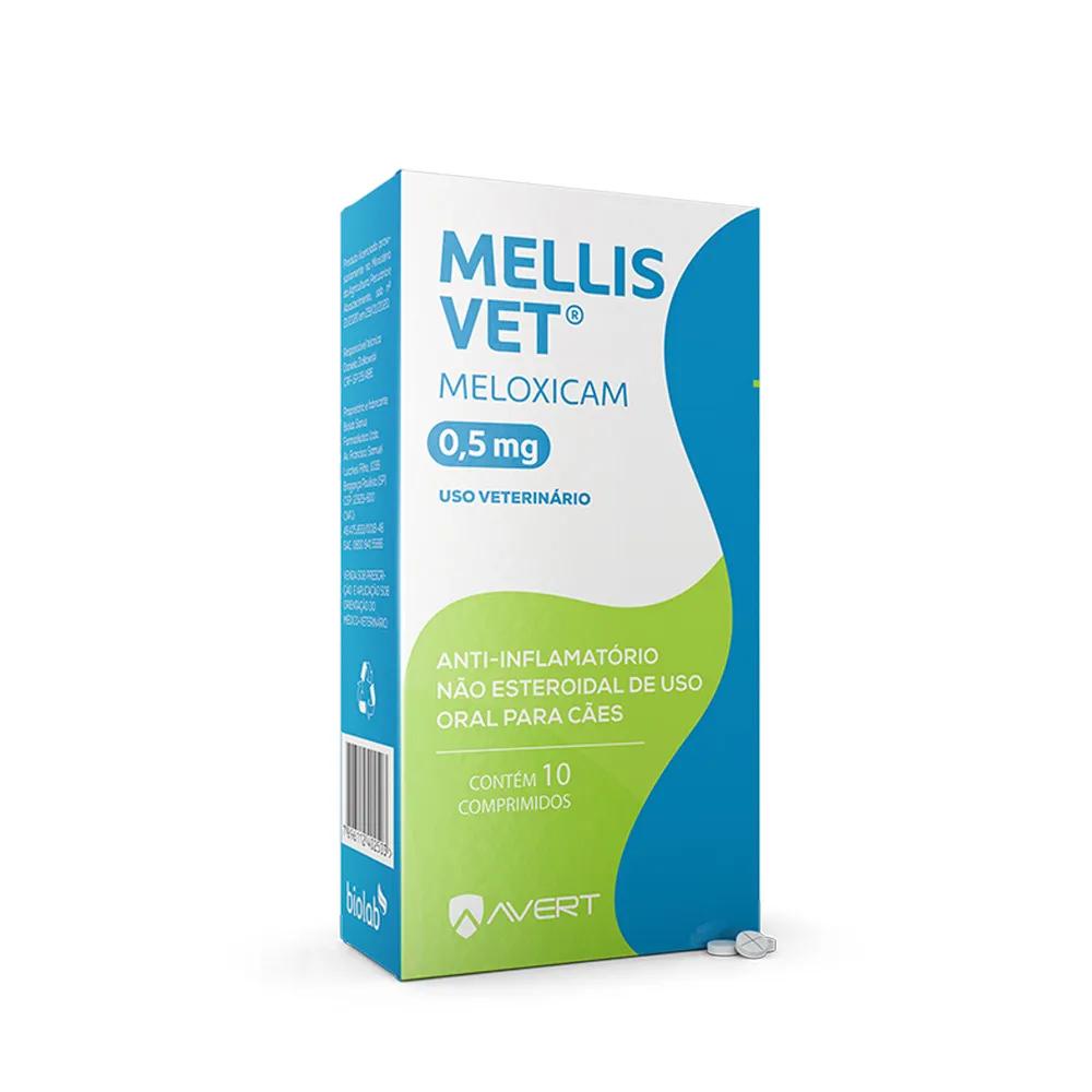  Anti-inflamatório Mellis Vet Cães 0,5mg 10Cp